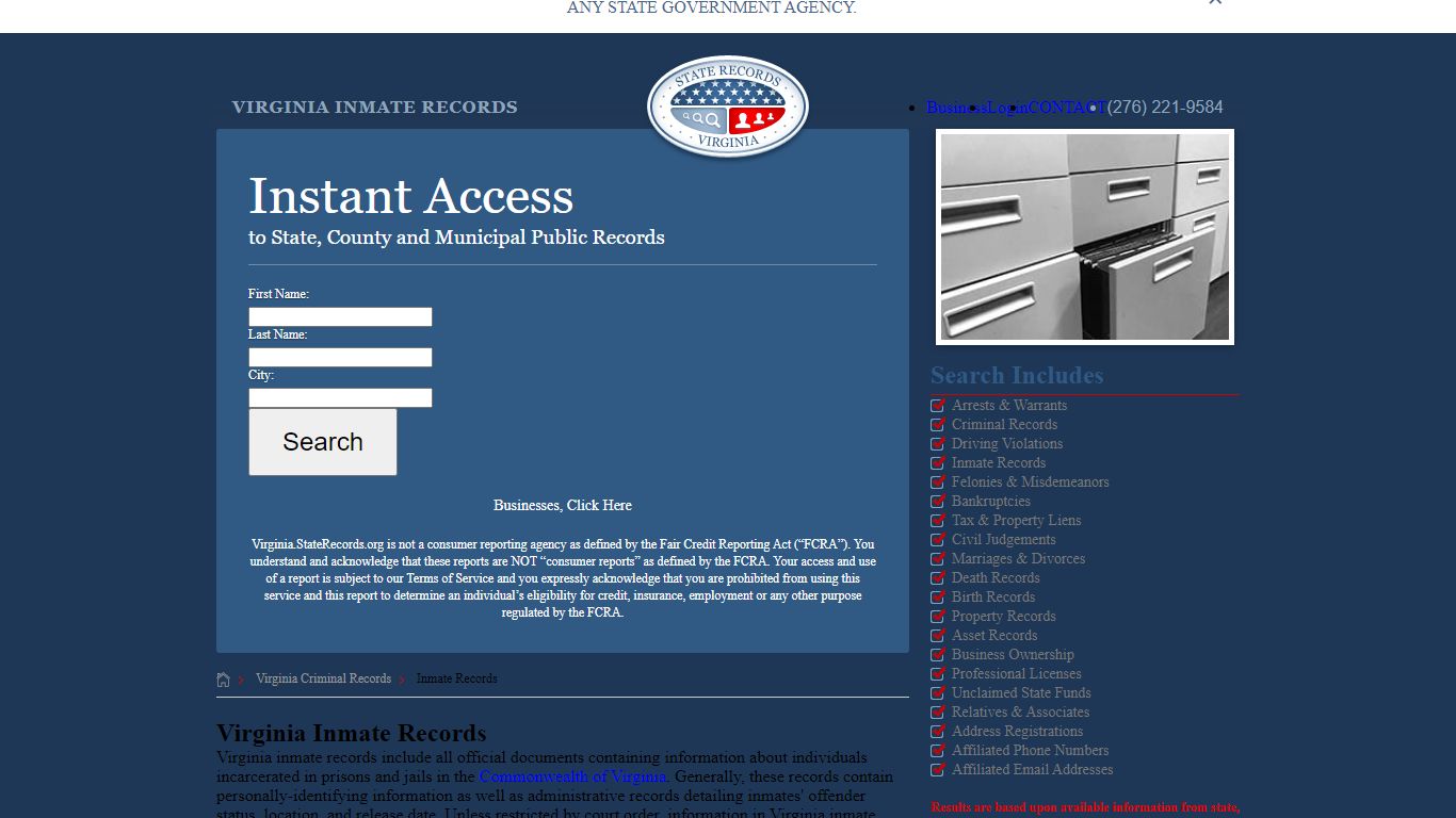 Virginia Inmate Records | StateRecords.org